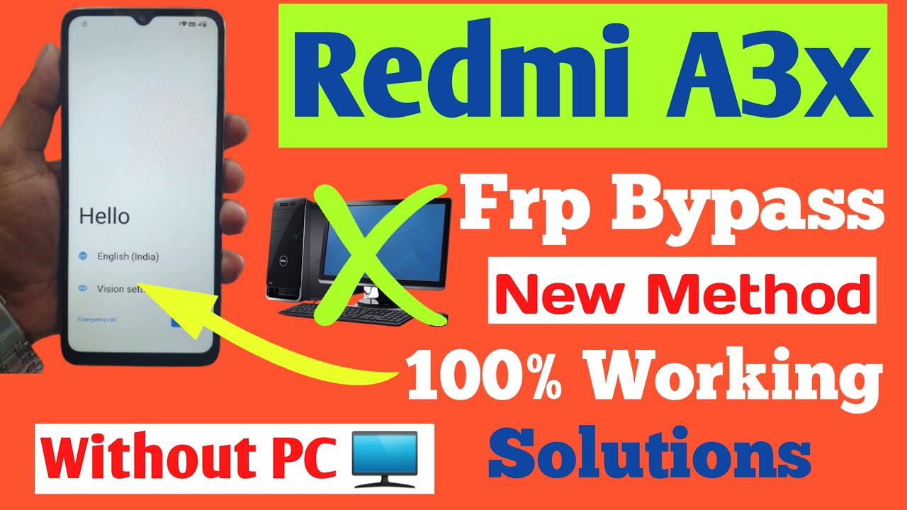 Unlocking Redmi A3x FRP Bypass with New Security Unlocking Redmi A3x FRP Bypass with New Security
