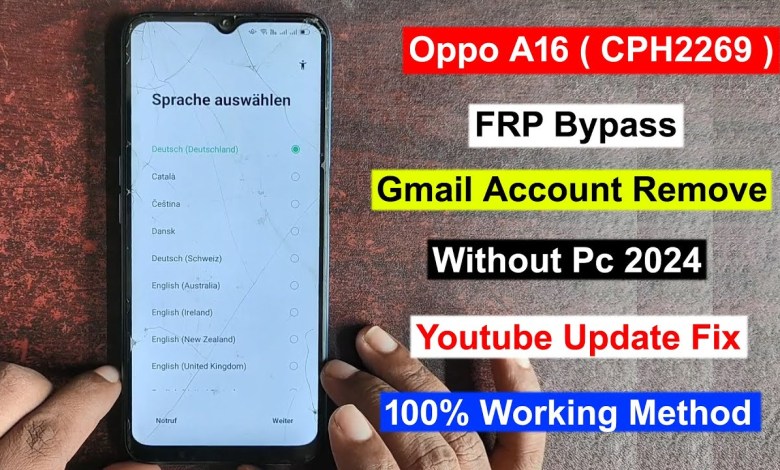 Oppo A16 Frp Bypass | Oppo CPH2269 Frp Unlock | Oppo A16 Frp Bypass | Oppo CPH2269 Frp Unlock |