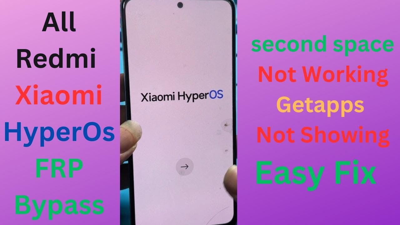 Xiaomi HyperOS All Redmi FRP Bypass Android 14 | Second Xiaomi HyperOS All Redmi FRP Bypass Android 14 | Second