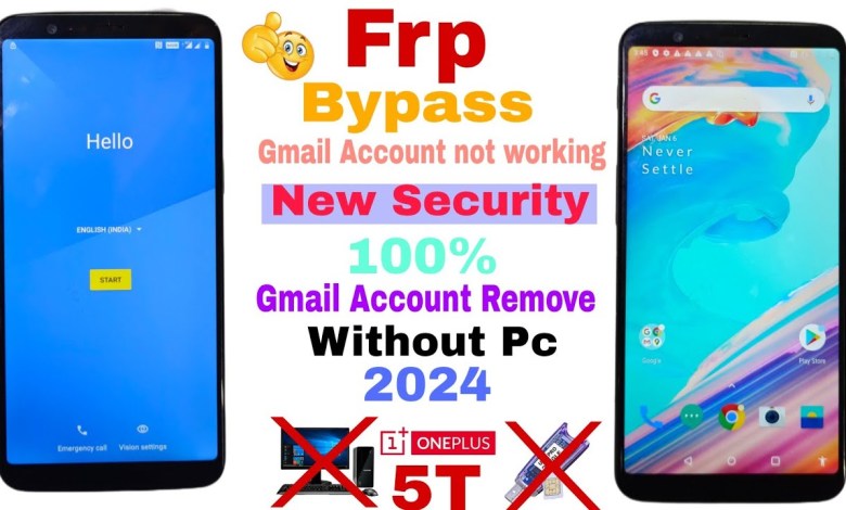 OnePlus S5/5T Google frp bypass Gmail account (WITHOUT OnePlus S5/5T Google frp bypass Gmail account (WITHOUT