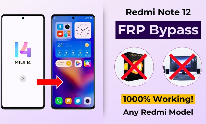 MIUI 14 FRP Bypass | Redmi Note 12 FRP Bypass without MIUI 14 FRP Bypass | Redmi Note 12 FRP Bypass without