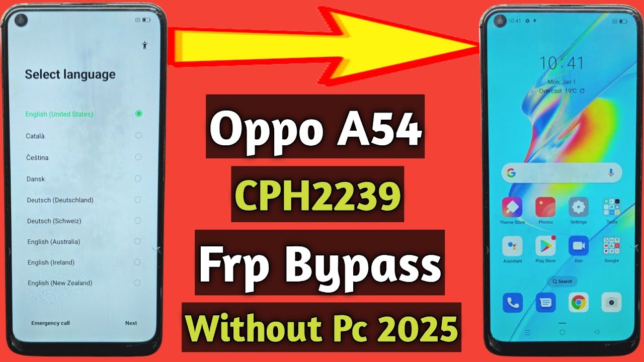 Unlocking the Oppo A54: How to Permanently Bypass FRP on CPH2239! Unlocking the Oppo A54: How to Permanently Bypass FRP on CPH2239!
