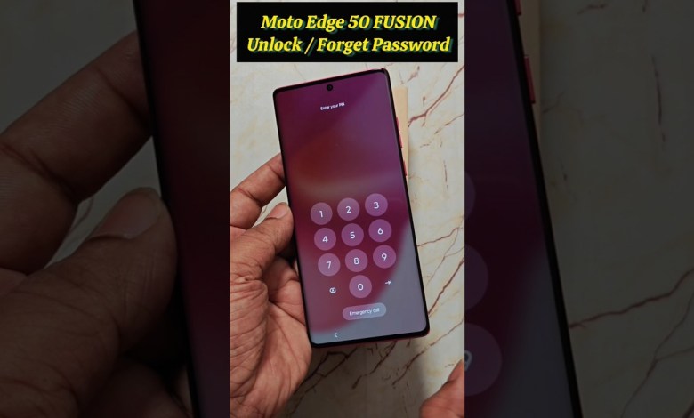 How To Unlock Motorola Edge 50 Fusion ? Moto Edge 50 How To Unlock Motorola Edge 50 Fusion ? Moto Edge 50