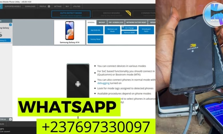 Unlock Samsung SM-A145M with Exynos processor using EUB mode bypass test Unlock Samsung SM-A145M with Exynos processor using EUB mode bypass test