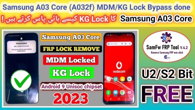 Samsung A03 Core (A032f) KG/MDM lock bypass done free Samsung A03 Core (A032f) KG/MDM lock bypass done free
