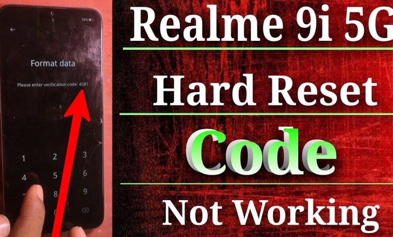 Realme 9i 5G Hard Reset || Hard Reset Code Not Working Realme 9i 5G Hard Reset || Hard Reset Code Not Working