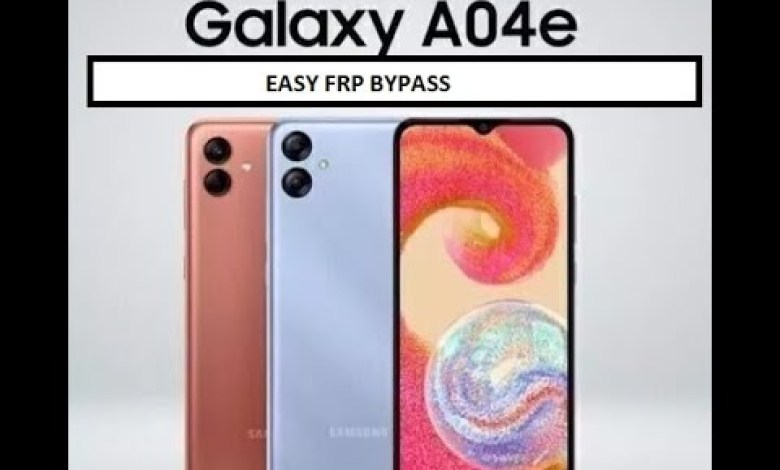 Samsung A04e ( SM-A042F ) FREE FRP Bypass/Google Samsung A04e ( SM-A042F ) FREE FRP Bypass/Google
