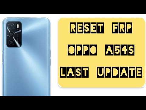 OPPO A54s Reset FRP, Bypass Google Account , Hard reset OPPO A54s Reset FRP, Bypass Google Account , Hard reset