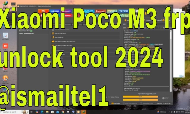 Xiaomi Poco M3 frp unlock tool 2024 @ismailtel1 Xiaomi Poco M3 frp unlock tool 2024 @ismailtel1