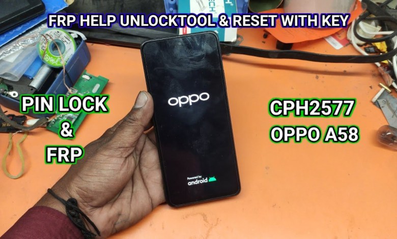 Oppo A58 (CPH2577) Pin lock & frp remove unlocktool || Oppo A58 (CPH2577) Pin lock & frp remove unlocktool ||