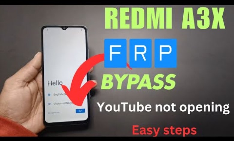 Discover Redmi A3X Frp Bypass: Why is Youtube not working? Discover Redmi A3X Frp Bypass: Why is Youtube not working?