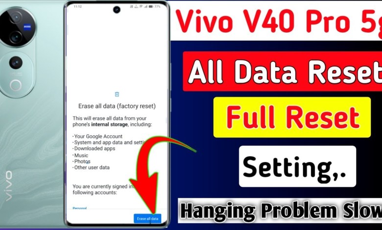 Vivo v40 pro 5g me Hard Reset kaise kare // how to full Vivo v40 pro 5g me Hard Reset kaise kare // how to full