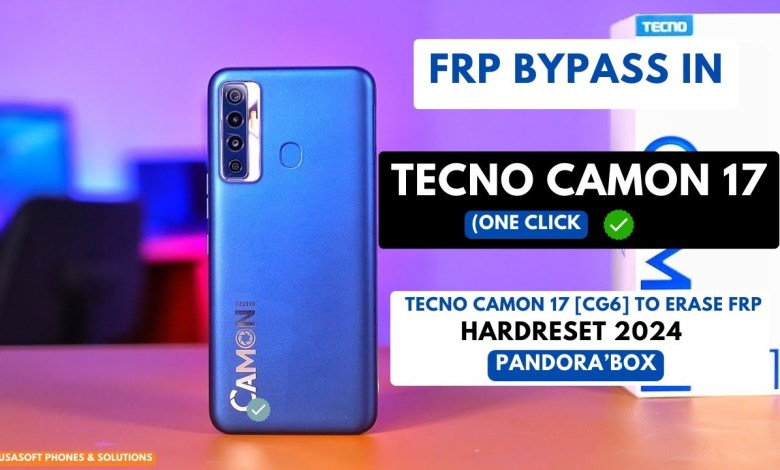 FRP BYPASS |REMOVE IN TECNO CAMON 17 |TECNO CG6 WIPE FRP BYPASS |REMOVE IN TECNO CAMON 17 |TECNO CG6 WIPE
