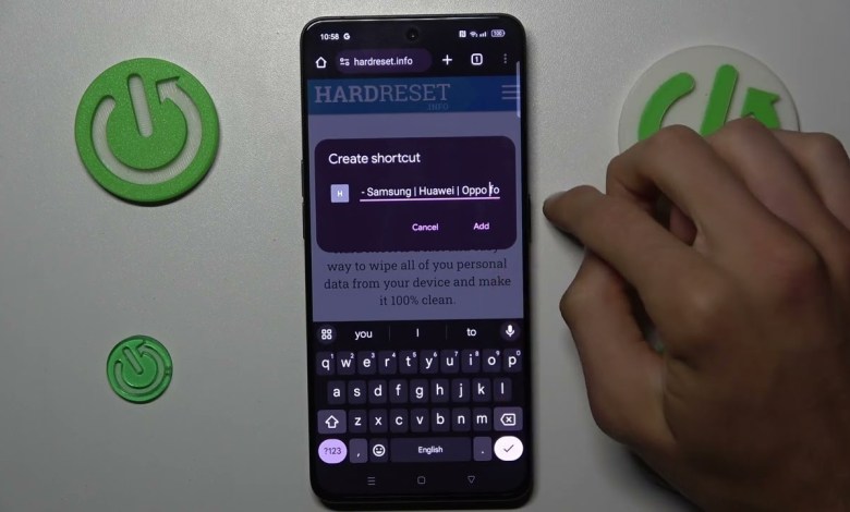 How to Add Website Shortcut to Home Screen on OPPO Reno How to Add Website Shortcut to Home Screen on OPPO Reno
