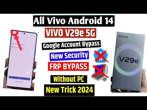 Vivo V29e 5g FRP Bypass Android 14 | New Trick | Vivo Vivo V29e 5g FRP Bypass Android 14 | New Trick | Vivo