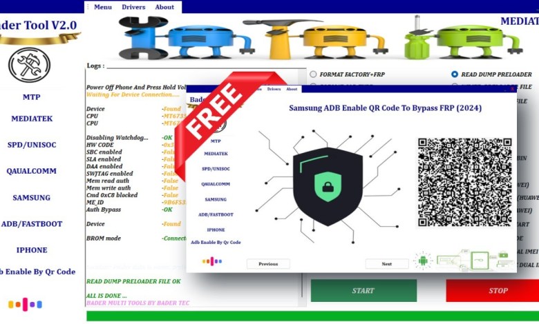 Bader Tool V2.0 Free Unlock & Repair ! MediaTek, Bader Tool V2.0 Free Unlock & Repair ! MediaTek,