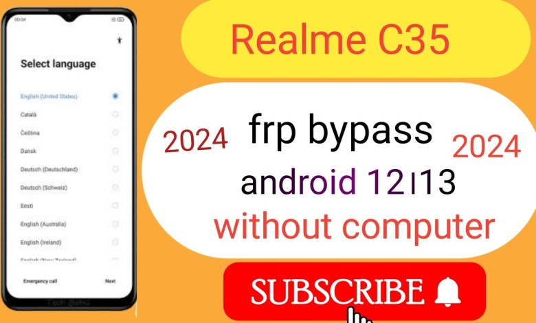 Unlock the Potential of Realme C35 (Rmx 3511) with Frp Bypass/Google Account Bypass – Discover How! Unlock the Potential of Realme C35 (Rmx 3511) with Frp Bypass/Google Account Bypass – Discover How!