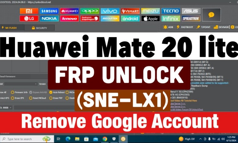 Huawei Mate 20 Lite (SNE-LX1)Google Account Remove Huawei Mate 20 Lite (SNE-LX1)Google Account Remove