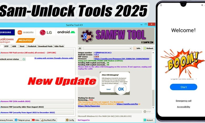 Unlock the Mystery: Discover Samsung’s New FRP Tool 2025 for One-Click Bypass! Unlock the Mystery: Discover Samsung’s New FRP Tool 2025 for One-Click Bypass!