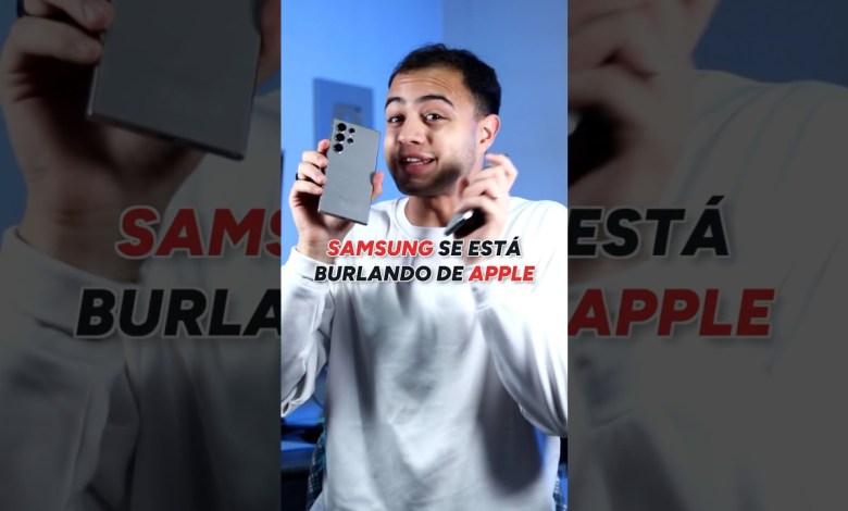 Samsung se está burlando de Apple otra vez. Samsung se está burlando de Apple otra vez.