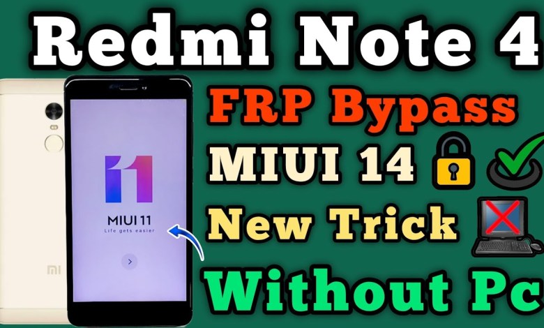 Xiaomi Redmi Note 4 | FRP Lock Unlock | MIUI 11 | Xiaomi Redmi Note 4 | FRP Lock Unlock | MIUI 11 |