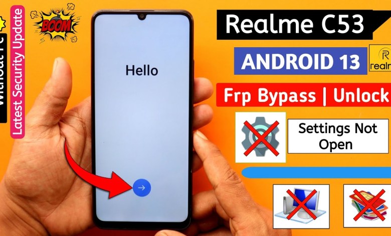Unlock Realme C53 Frp Bypass without using a PC: Android 13/14. Unlock Realme C53 Frp Bypass without using a PC: Android 13/14.