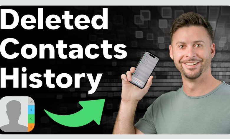 How To Check Deleted Contacts On iPhone How To Check Deleted Contacts On iPhone