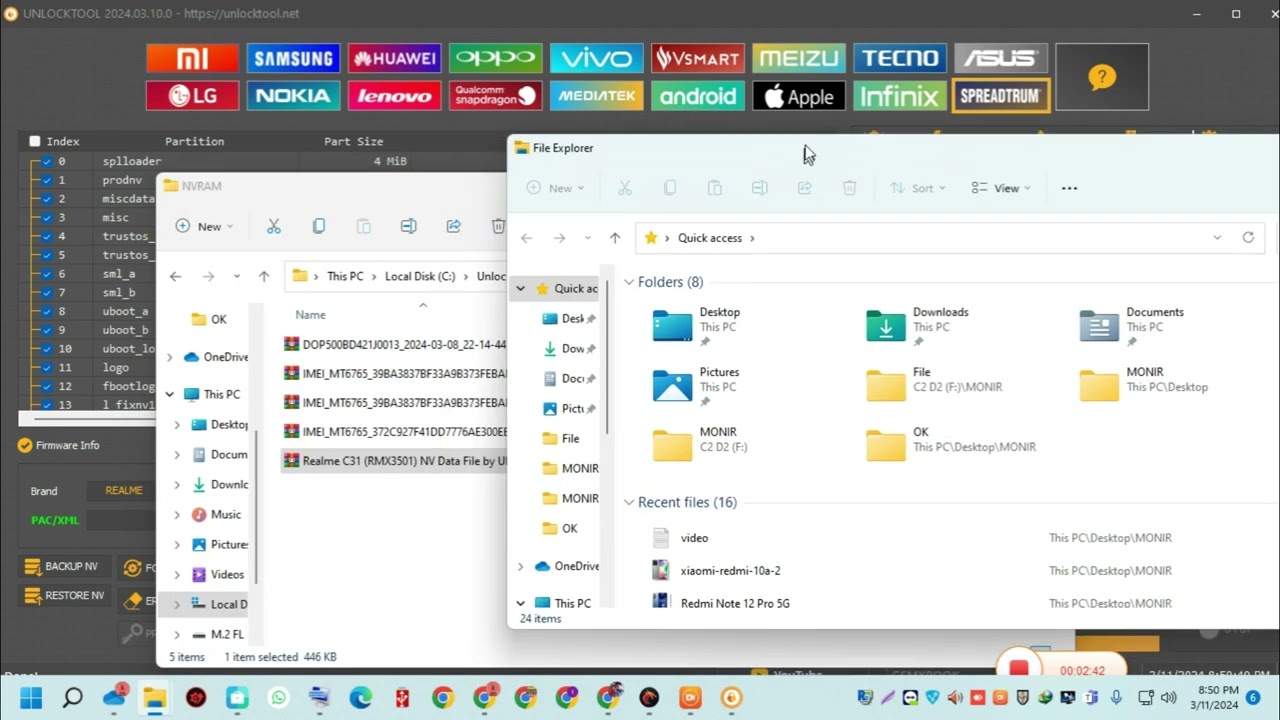 Realme C31 (RMX3501) NV Data File by Ulock Tool #gsmakd Realme C31 (RMX3501) NV Data File by Ulock Tool #gsmakd
