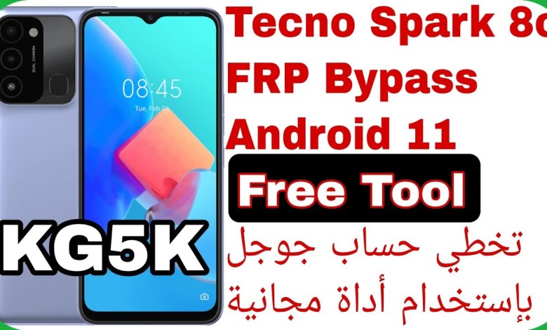 Tecno Spark 8C (KG5K) FRP Unlock – Free Tool Android 11 Tecno Spark 8C (KG5K) FRP Unlock – Free Tool Android 11
