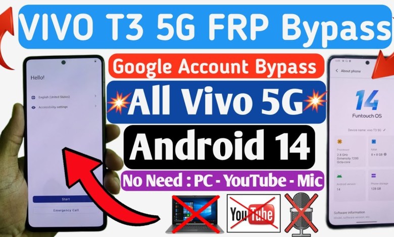 Vivo T3 5G FRP Bypass Android 14 | Vivo Android 14 FRP Vivo T3 5G FRP Bypass Android 14 | Vivo Android 14 FRP