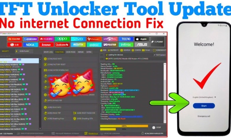 TFT Unlocker Tool On || Samsung Frp Unlock TFT TFT Unlocker Tool On || Samsung Frp Unlock TFT