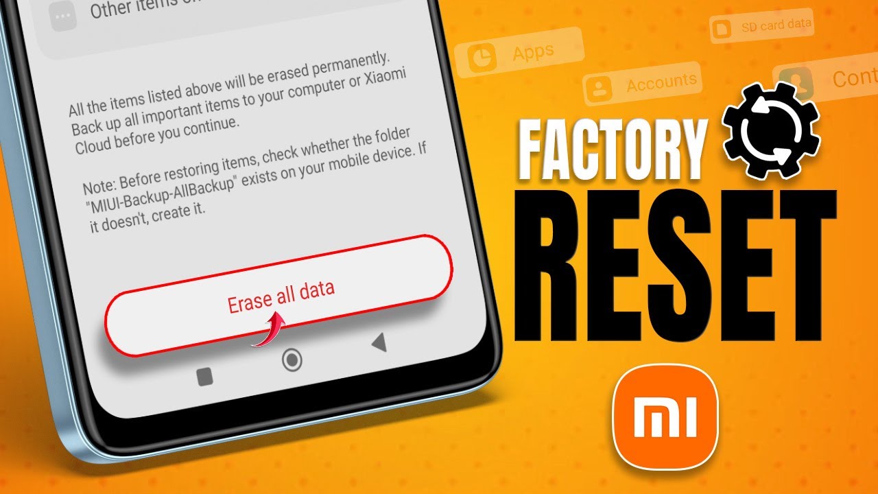 How To Factory Reset Xiaomi Phone | Complete Guide to How To Factory Reset Xiaomi Phone | Complete Guide to