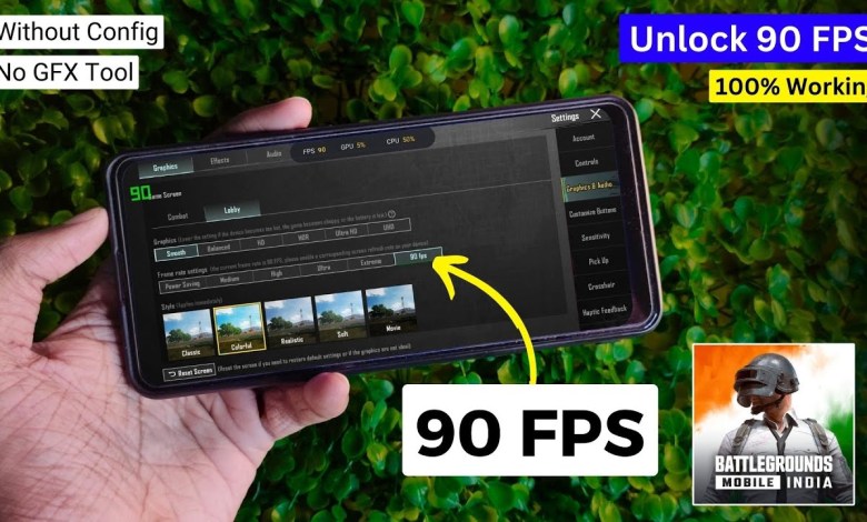New TRICK Unlock 90 FPS in BGMI Without GFX Tool or New TRICK Unlock 90 FPS in BGMI Without GFX Tool or