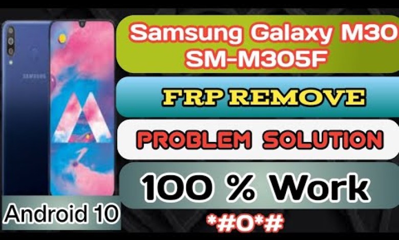 Samsung Galaxy M30 Frp bypass | Samsung M305f Frp Samsung Galaxy M30 Frp bypass | Samsung M305f Frp