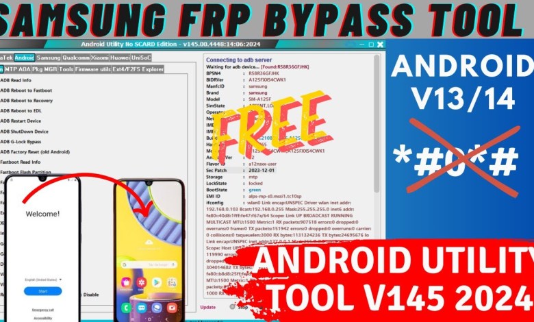 Android Utility Tool V145 Latest Update / Samsung Frp Android Utility Tool V145 Latest Update / Samsung Frp