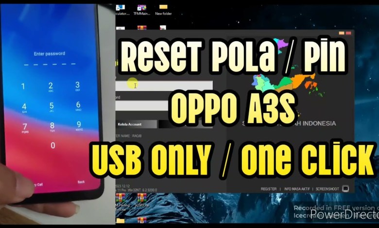 RESET PIN OPPO A3s | USB ONLY TANPA DIRECT RESET PIN OPPO A3s | USB ONLY TANPA DIRECT
