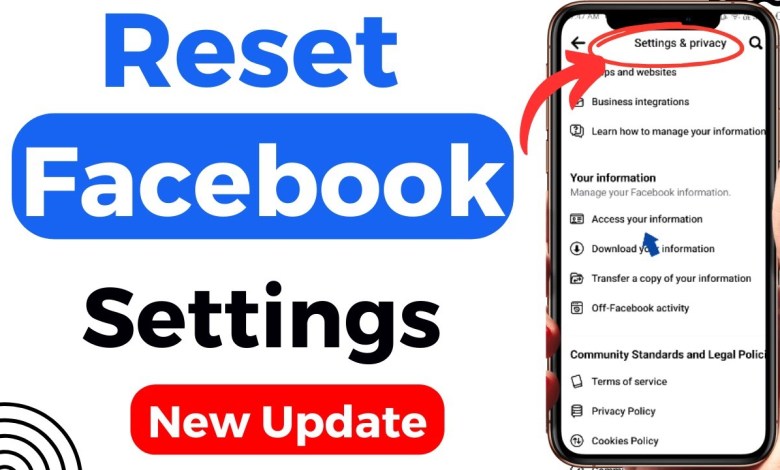 How to Reset Facebook Settings to Default on Android How to Reset Facebook Settings to Default on Android