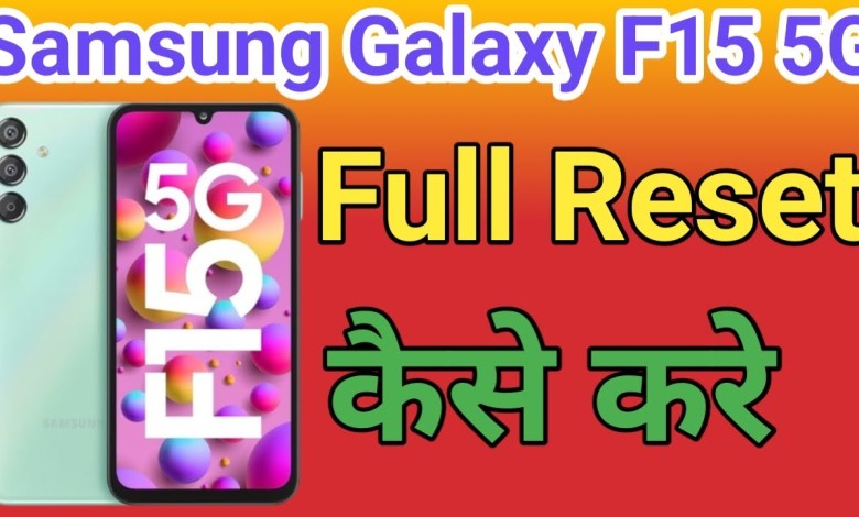 How to Reset Samsung Galaxy F15 5G phone Mobile ko How to Reset Samsung Galaxy F15 5G phone Mobile ko