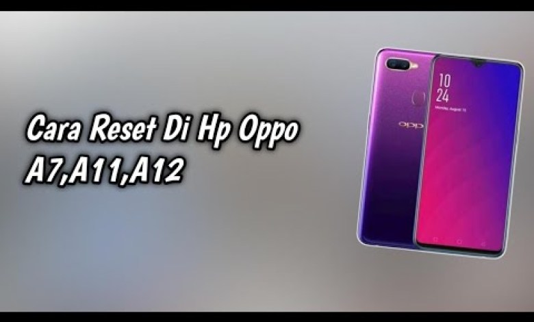 How to Reset on Oppo A7, A11, A12 Phones How to Reset on Oppo A7, A11, A12 Phones
