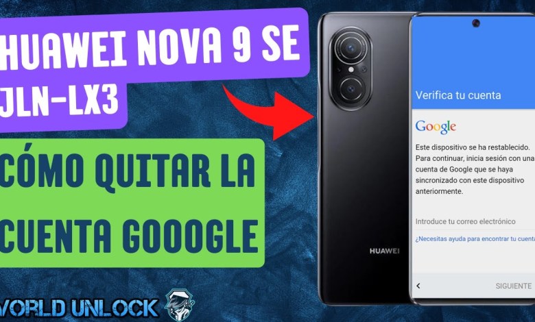 NOVA 9 SE FRP and RESET | How to delete the account NOVA 9 SE FRP and RESET | How to delete the account