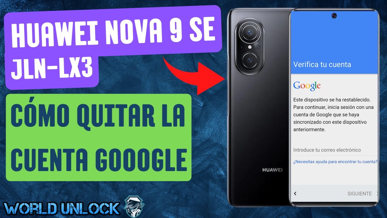 NOVA 9 SE FRP and RESET | How to delete the account NOVA 9 SE FRP and RESET | How to delete the account