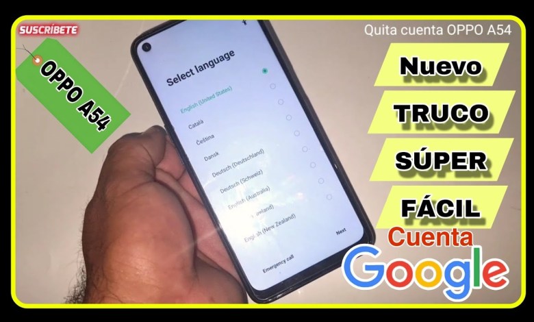 Remove Google account OPPO A54 | FRP bypass ultimate Remove Google account OPPO A54 | FRP bypass ultimate