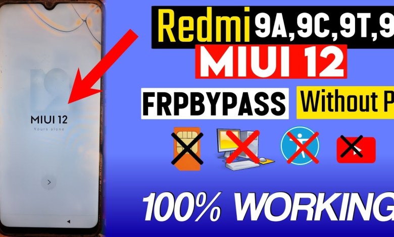 Redmi 9A || FRP Bypass || MIUI 12.5 || Without Pc || Redmi 9A || FRP Bypass || MIUI 12.5 || Without Pc ||