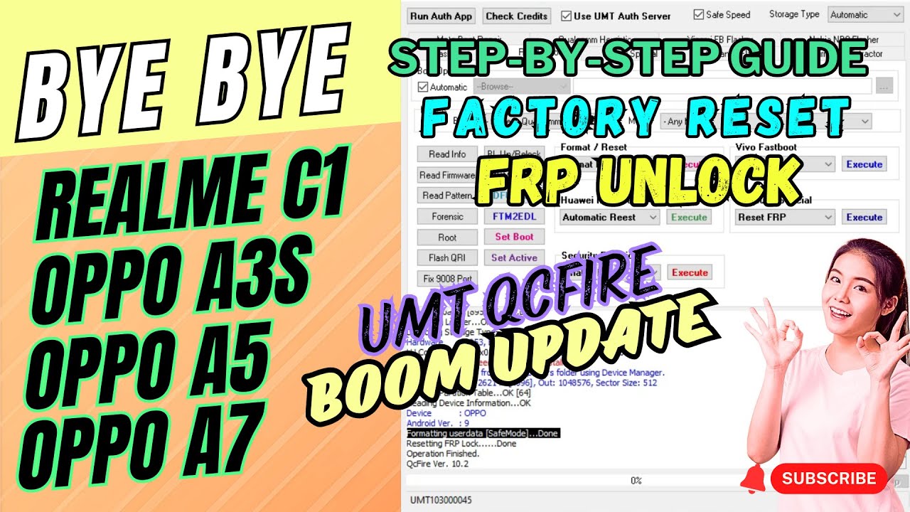 World First – UMT QCFIRE Update: Oppo A3s / Realme C1 World First – UMT QCFIRE Update: Oppo A3s / Realme C1