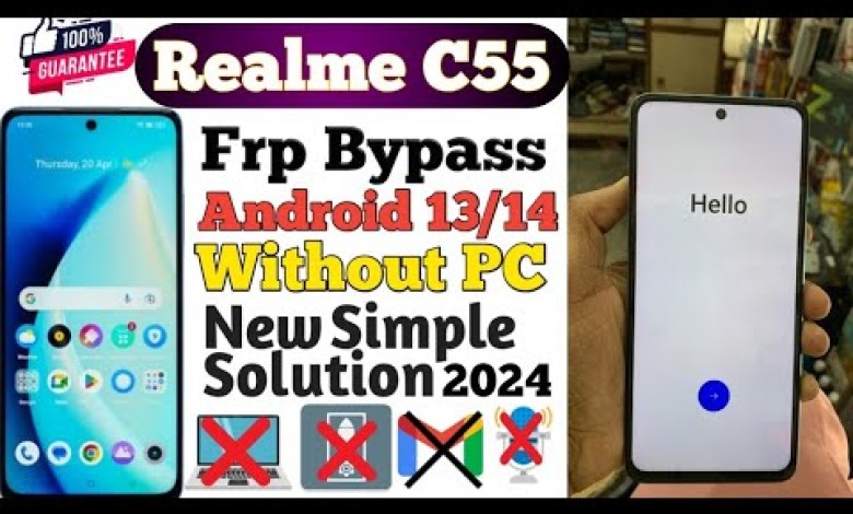 Realme C55 Frp Bypass Android 13/14 Realme C55 Google Realme C55 Frp Bypass Android 13/14 Realme C55 Google