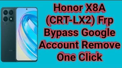 Honor X8A (CRT-LX2) Frp Bypass Google Account Remove Honor X8A (CRT-LX2) Frp Bypass Google Account Remove
