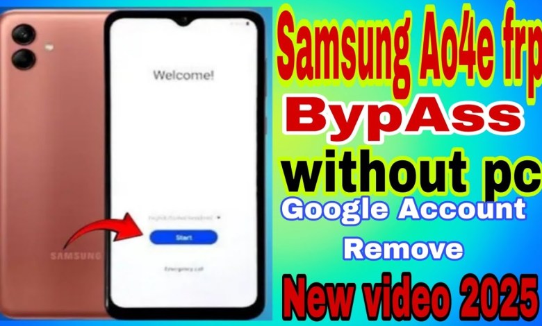 Uncover the secret to Samsung Ao4e Frp Bypass and bypass Google account on Android 12//13 with ease! Uncover the secret to Samsung Ao4e Frp Bypass and bypass Google account on Android 12//13 with ease!
