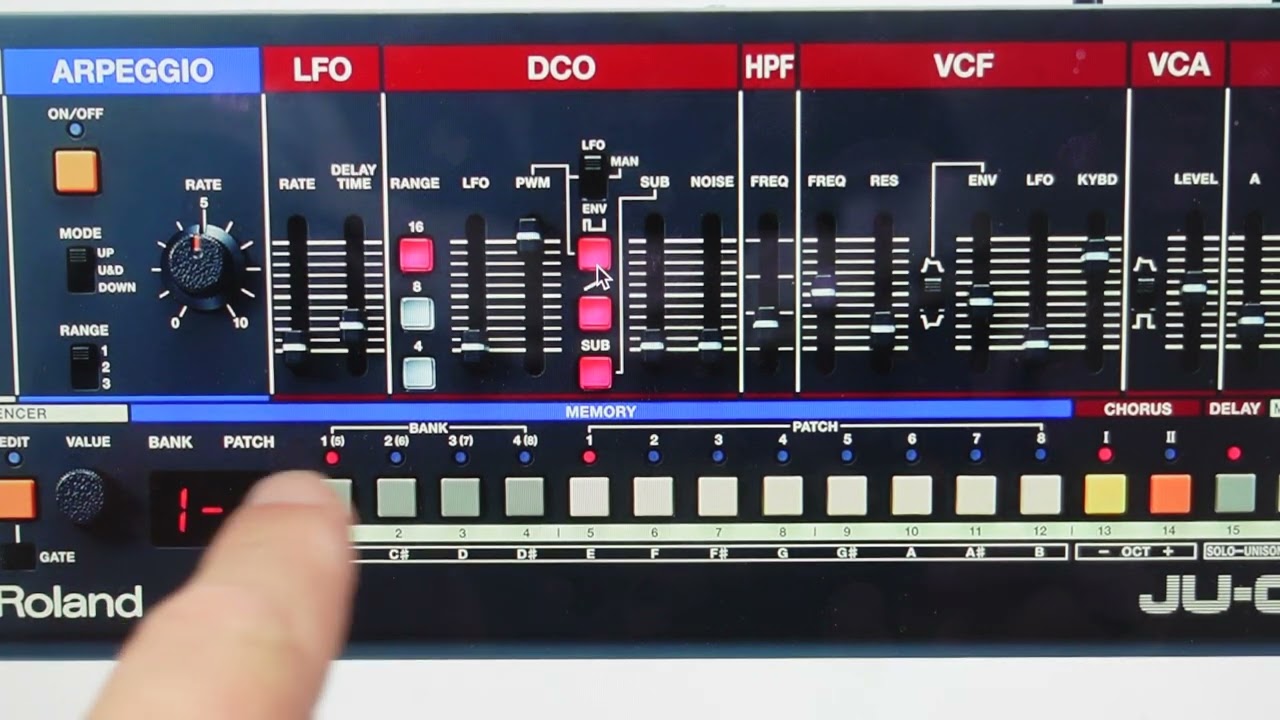 Factory Reset Roland JU-06A Sound Module Factory Reset Roland JU-06A Sound Module