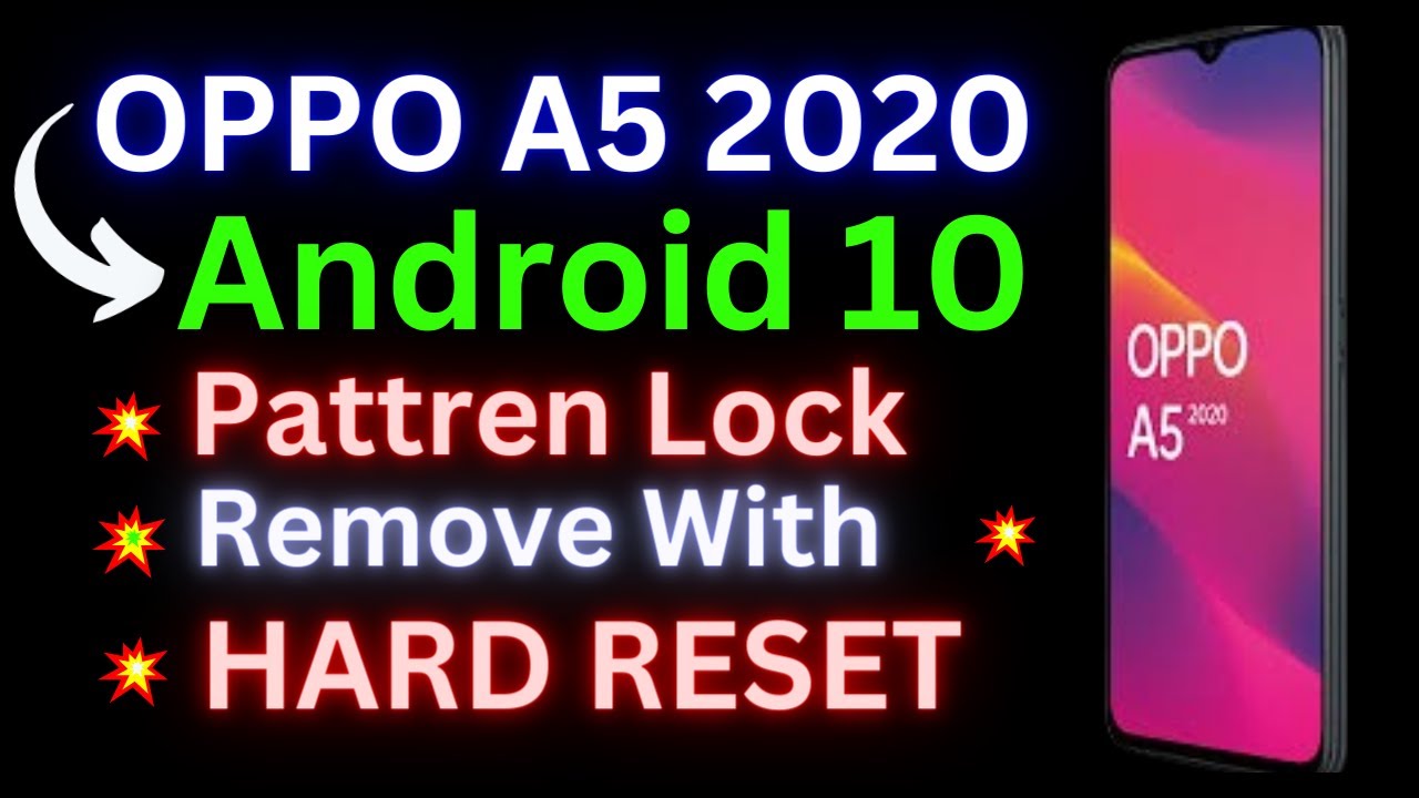 How to Hard Reset OPPO A5 2020 | Pattern Lock || How to Hard Reset OPPO A5 2020 | Pattern Lock ||