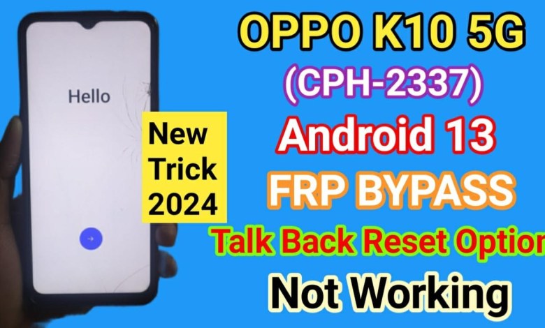 OPPO K10 5G Android 13 Frp Bypass 2024 | Oppo K10 OPPO K10 5G Android 13 Frp Bypass 2024 | Oppo K10
